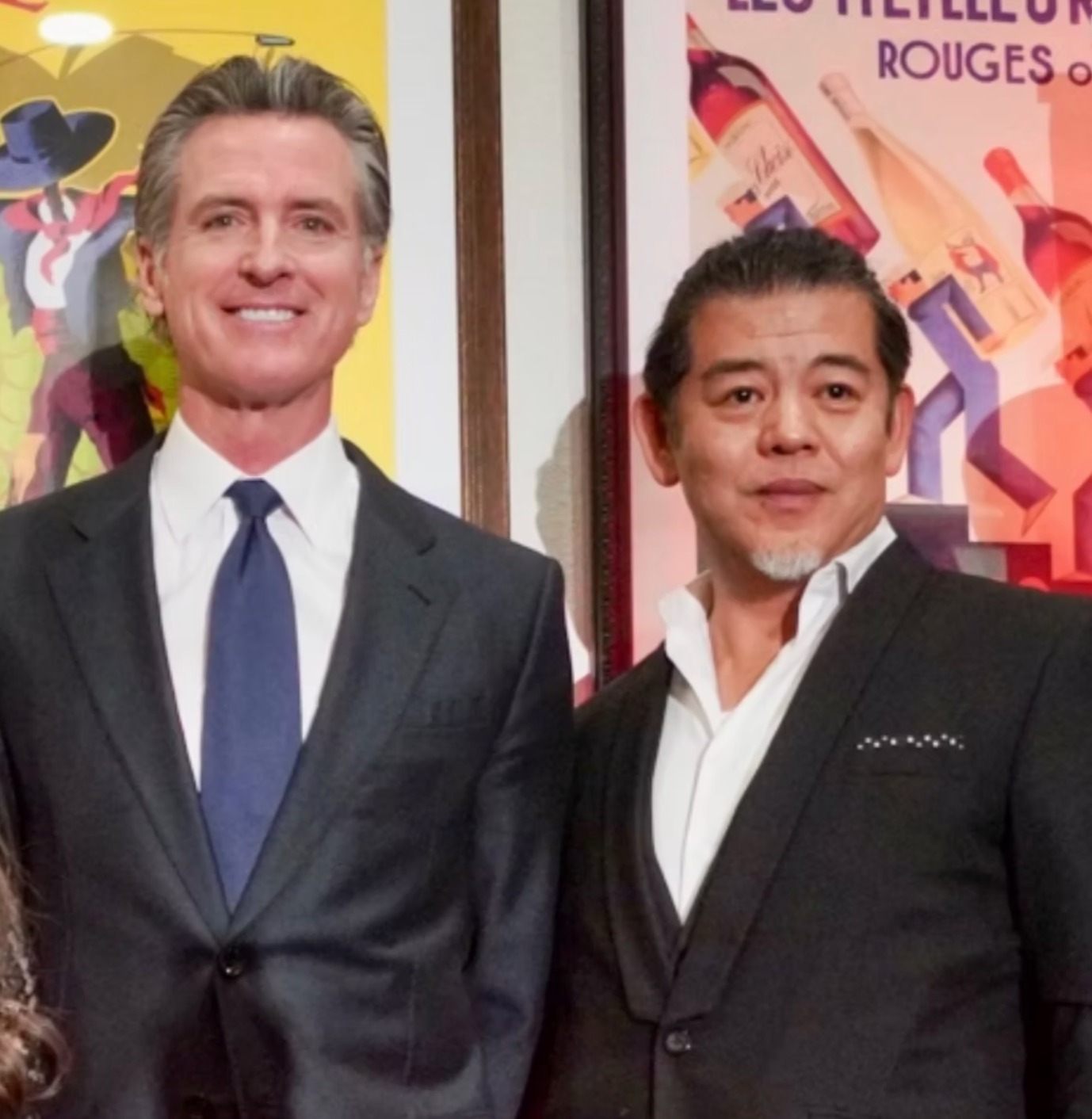 SVAIFF founder with Governor of California Gavin Newsom